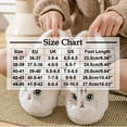 thumbnail image 3 of Kilaqueen Slippers for Women Indoor Cute Cartoon Cat Plush Fleece Slippers Cozy Soft Memory Foam Indoor Non-slip Winter Slippers, 3 of 3