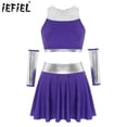 thumbnail image 2 of Trajes de cosplay de Halloween para mujer, guantes cortos sin mangas y minifalda oscilante, disfraces de fiesta temática de carnaval, ropa para discoteca, 2 of 5