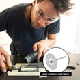 thumbnail image 4 of HLONK Roue de Coupe pour Outil Rotatif Robuste Roue de Coupe Multifonction Compacte Efficace Disque de Coupe en Verre avec Tige et Roues de Meulage pour Outil Pneumatique, 4 of 10