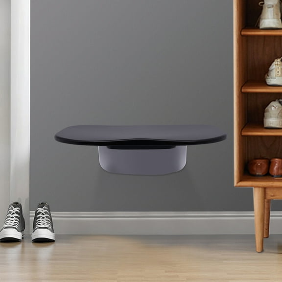 14" Folding Shower Seat Wall Mounted Bench Modern Bathroom Shower Stool