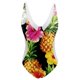 thumbnail image 2 of Gibobby Trajes de Baño para Mujer Traje de baño a juego con estampado de escote en V profundo para mujer(Negro,M), 2 of 3