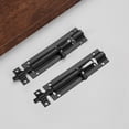 thumbnail image 5 of ARCADORA Heavy Duty Barrel Bolt Latch For Barn Doors Cabinets Sheds Stainless Steel Black 2.87×1.06 Inch With Mounting Screws, 5 of 8