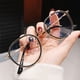 thumbnail image 2 of Montura de gafas anti luz azul poligonal para estudiantes femeninas con miopía, gafas con acabado, gafas versátiles, 2 of 6