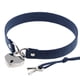 thumbnail image 1 of Estilo punky simple Interés sexy Bondage Corazón de melocotón Amor Bloqueo Collar Collar Correa para el cuello Collar de clavícula Azul oscuro（4 piezas） ZefeiWu 9024715033093, 1 of 1