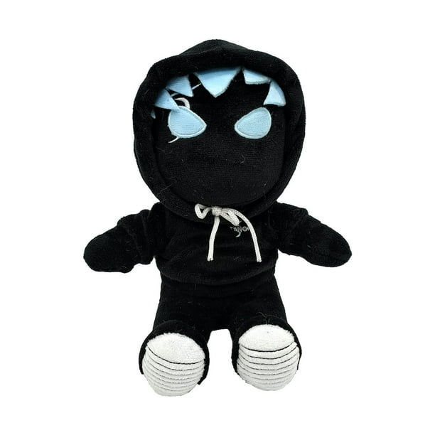 Muñeca de peluche negra de anime de 22 cm para regalo para niños