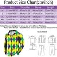 thumbnail image 3 of Playeras De Cuello Redondo Para Hombre, Camiseta De Manga Larga Con Solapa Y Cremallera Para Carnaval, Para Primavera Y Verano, Con Estampado Completo Para Celebraciones Navideñas, 3 of 4