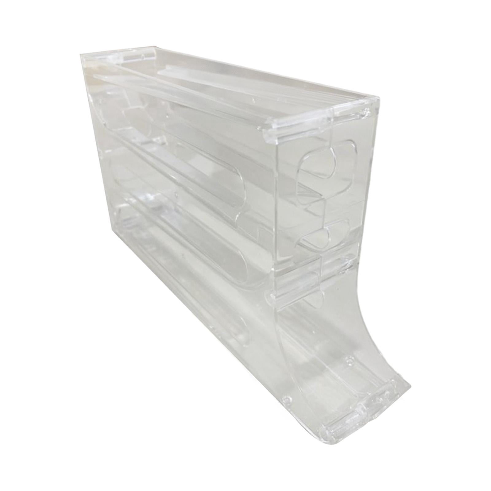 Tongina Automatic Egg Roller Organizer Egg Holder for Fridge Storage Container for Cupboard Pantry Fridge Door Refrigerator