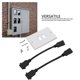 thumbnail image 3 of Placa de pared ANGGREK Con Interfaz multimedia HD 2 Puertos, 3 of 7
