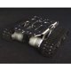 thumbnail image 5 of Chasis de tanque inteligente con absorción de impactos de luz de doble motor, juguete educativo de bricolaje para niños y adultos, fácil de montar Baoblaze Robot Tank Chassis, 5 of 8