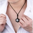 thumbnail image 3 of Collar de Obsidiana Estrella Hexagonal. Amuleto de Protección, Piedra Natural de Curacion y Energia. Buena Suerte y Fortuna - Cordon Negro MADIOLA Piedras Naturales, 3 of 7