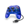 thumbnail image 2 of RetroFam 2 Pack Wired Game Controller - Compatible with Xbox Original Game Console – Duke Style, Clear Blue & Black, 2 of 5