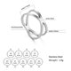 thumbnail image 1 of Anillos de pareja de acero inoxidable COOLTIME, anillo de compromiso con cruz sobrenatural de Color plateado para hombre y mujer, regalo de boda, joyería de moda Tan Jianjun  unisex, 1 of 2