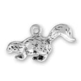 thumbnail image 1 of Sterling Silver 30" Unisex 1.5mm Box Chain 3D Walking Skunk Pendant Necklace, 1 of 2