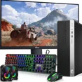thumbnail image 1 of Restored HP 400 G5 SFF Gaming PC | i5-8th Gen Processor | Nvidia GT 1030 GPU | 16GB DDR4 RAM | 256GB SSD | WiFi+ Gaming KB&M |19" LED Monitor| Windows 11 Pro Gaming PC Bundle (Refurbished), 1 of 1