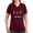 Garnet, variant on CafePress - Wine Open And Repeat Women's V Neck Dark T Shirt - Women's V-Neck Dark T-Shirt
