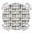 Gray White Black, variant on Blue Grey Geometric Round Tablecloth for 36-44 Inch Tables,Fitted Table Cover with Elastic Edge,Vintage Shabby Chic Abstract Stripes Waterproof Outdoor Table Cloth Protector for Patio Garden Dinner
