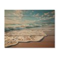 thumbnail image 3 of Designart "Scenic horizon Coastal Serenity V" Landscapes Print on Natural Pine Wood, 3 of 5