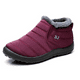 thumbnail image 1 of Botas de invierno para hombre y mujer con zapatos de algodón de felpa cálidos impermeables negro gris zapatillas informales botas de nieve brillar Hogar, 1 of 6