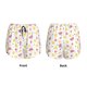 thumbnail image 3 of Balery Tropical Fruit Pantalones cortos deportivos para mujer con forro y dos bolsillos, elásticos, para entrenamiento, gimnasio, yoga-Small, 3 of 7