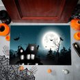 thumbnail image 1 of Isvgxsz Clearance Halloween Rugs Witch Skeleton Pumpkin Rug Happy Halloween Kitchen Bathroom Rugs Gothic Rug Floor Mat for Halloween Home Bathroom Decor, 1 of 6