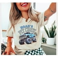 thumbnail image 1 of 2 sided Monster Truck Jam Pit Crew Party Family Racing Checkered Flag Birthday Boy Dude T- - As Picture - 2XL, 1 of 2