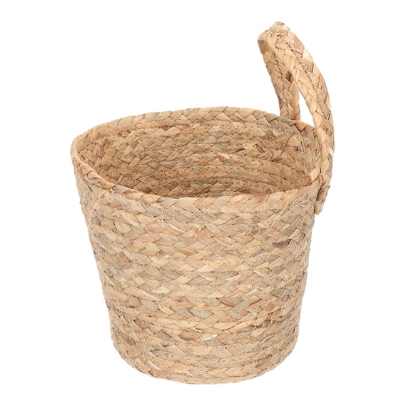 TABLZONE Wicker Planter Basket Woven Grass Basket for Home Decor Storage 1Pcs