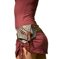 thumbnail image 1 of Riñonera Steampunk Qarigey de Cuero Tostado, 1 of 6