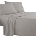 thumbnail image 6 of Evon 600TC 100% Egyptian Cotton Silver Grey Color King Size with 15" Inch Deep Pocket 4-Piece Piping Sheet set, 6 of 6