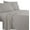 Silver Grey, variant on Evon 600TC 100% Egyptian Cotton White Color Queen Size with 15" Inch Deep Pocket 4-Piece Piping Sheet set