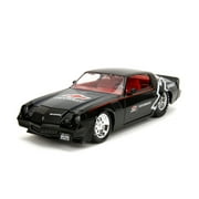 1979 Chevrolet Camaro Z28 Chevrolet Performance Black with Carbon Hood and Red Interior 1/24 Die Cast Model Car by Jada(Selections May Vary)