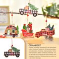 thumbnail image 3 of Billuyoard Árbol de Navidad de Colgante automotriz Colgante portátil Lindo Puerta temática de Navidad Chimenea Decoración de pared Ornamento con Kits de decoración para fiestas Coche negro Billuyoard HA069346-02, 3 of 6