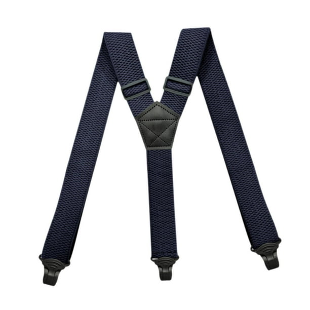Tirantes para hombre Salvador con 3 pinzas Accesorios para ropa Marina