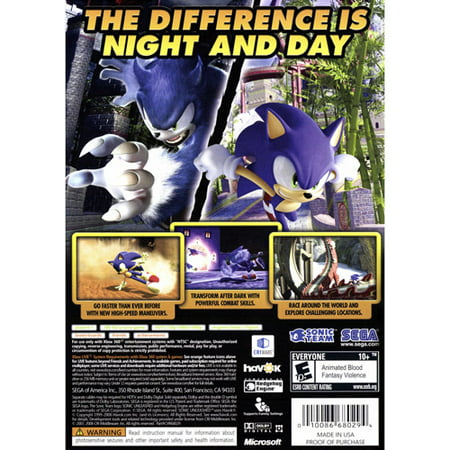 Sonic Unleashed, SEGA, XBOX 360, 00010086680294 (Best Children's Xbox 360 Games)