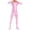 Pink, variant on iEFiEL Mens Shiny Smooth Jumpsuit Long Sleeve Full Body Length Bodysuit for Fitness Workout