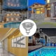 thumbnail image 2 of Pack Of 8 Halogen Bulbs Gu5.3 Mr16 35w 12v Dimmable - Warm White 2800k, 400 Lumens, Glass Cover Fi p20241204..1207, 2 of 5