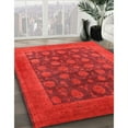 thumbnail image 3 of Ahgly Company Machine Washable Indoor Rectangle Industrial Modern Ferrari Red Area Rugs, 2' x 5', 3 of 7