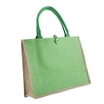 thumbnail image 4 of Bolso Tote Zulema Algodón Bloque de Color Verde, 4 of 8