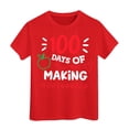 thumbnail image 1 of MEZZALL T-Shirts de Mode pour Garçons et Filles, Décontractés, Imprimés, Col Rond, Manches Courtes, Polyvalents, 8-9 Ans, 1 of 4