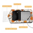 thumbnail image 4 of Square PU Leather Luggage Tags, 2 Pack, with Privacy Cover and Stainless Steel Ring - Suitable for Travel, Backpack, Handbag - Bag Tags, Handbag Tags Daisy, 4 of 7