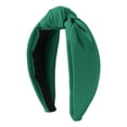 thumbnail image 4 of Bmisegm Knotted Headbands for Women Wide Turban Headband Non Yoga Exercise Cloth Hair Hair Bands Accessories Green, 4 of 5