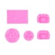 thumbnail image 2 of Molde De Silicona, Moldes De Silicona De Calabaza Portátiles Regalo De Navidad Rosa Para Galletas Para Decoraciones De Fiesta Para Pasteles, 2 of 7