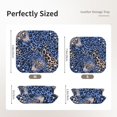 thumbnail image 3 of Multi-Size Leather Tray Four Corners Four Button Design Anti-Scratch Waterproof Convenient Cleaning Convenient Storage Animal Print Style Aliceblue_4 Medium, 3 of 8