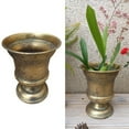 thumbnail image 2 of Antique Metal Planter Bucket Handcraft Iron Artwork Flower Pot For Home Garden Decors And Dried Flower Arrangement Use, 2 of 21