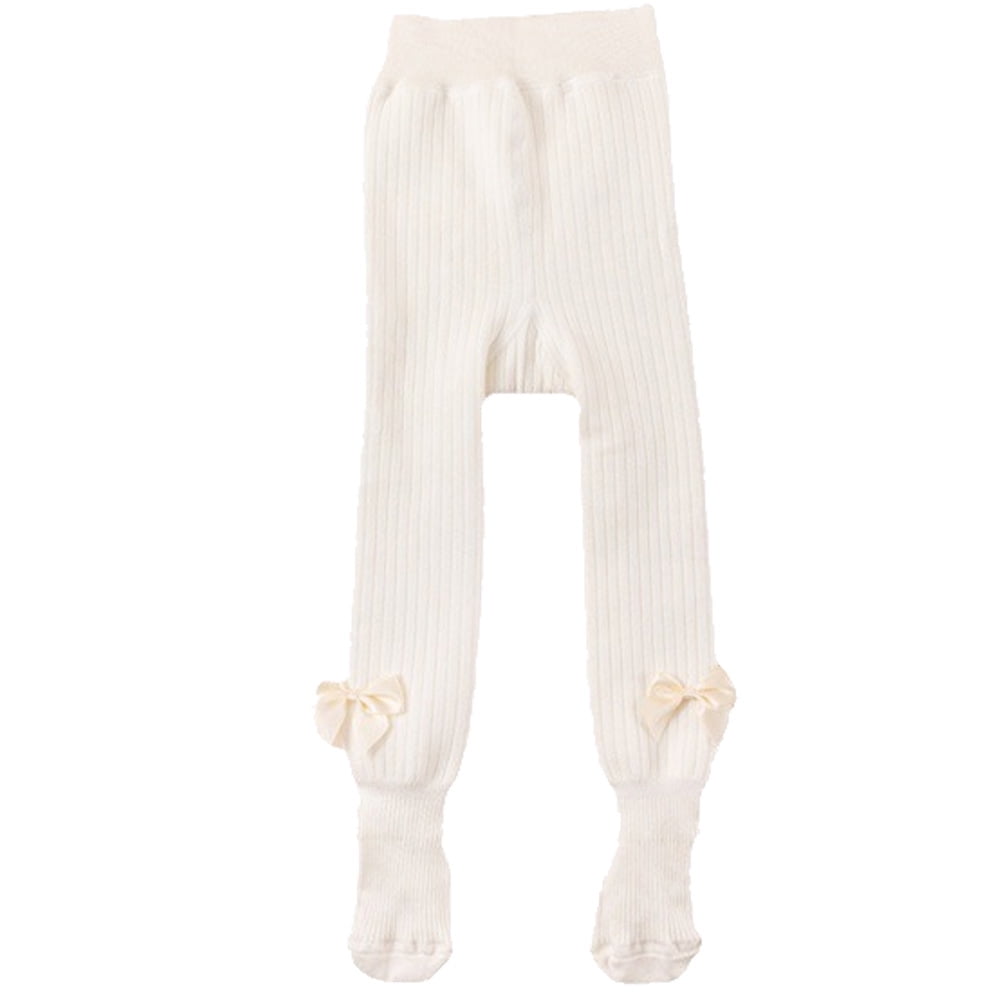 Little Girls' Winter Tights, Opaque Tights Warm Winter Thermal Tights