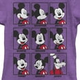 thumbnail image 2 of Girl's Mickey & Friends All Emotions Grid  Graphic Tee Purple Berry Medium, 2 of 4