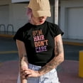 thumbnail image 2 of Funny Gym Hair Don't Care, Work Out Quote Merch Gift, Royal Blue T-Shirt, Medium, 2 of 5