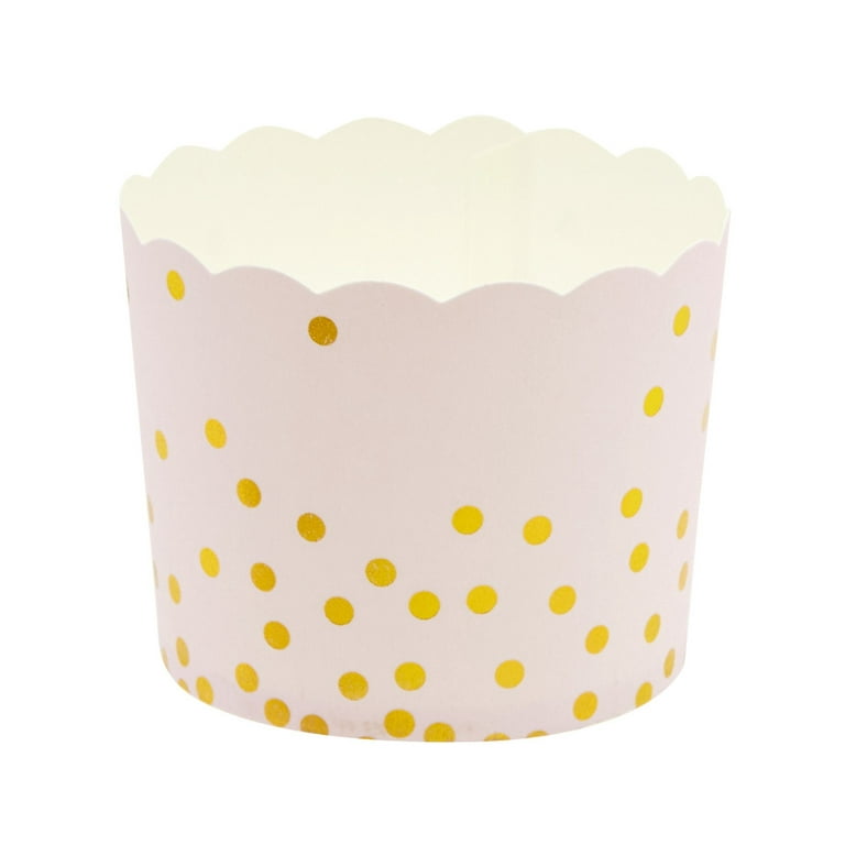 100-Pack White Tulip Cupcake Liners for Wedding, Birthday Party, Parchment  Paper Baking Cups and Muffin Wrappers for Baby Shower, Tea Party  Decorations (2.2x3.15 in)