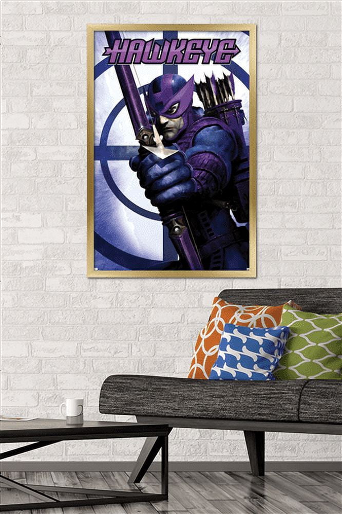 Marvel Comics - Hawkeye - Dark Reign: Hawkeye #1 Wall Poster, 22.375" x 34", Framed