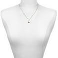 thumbnail image 2 of Delight Jewelry Crystal Brown Channel Drop - Silvertone Class of 2026 Delicate Bar Necklace, 18.75", 2 of 4