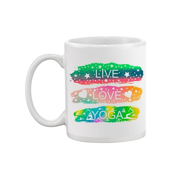 Live Love Yoga. Mug Unisex's -Image by Shutterstock